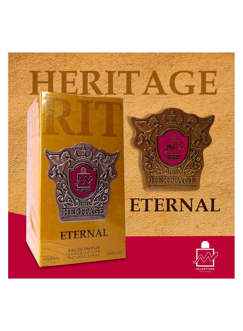 Milestone 1953 Heritage Eternal For Unisex EDP 100ml - Image 3