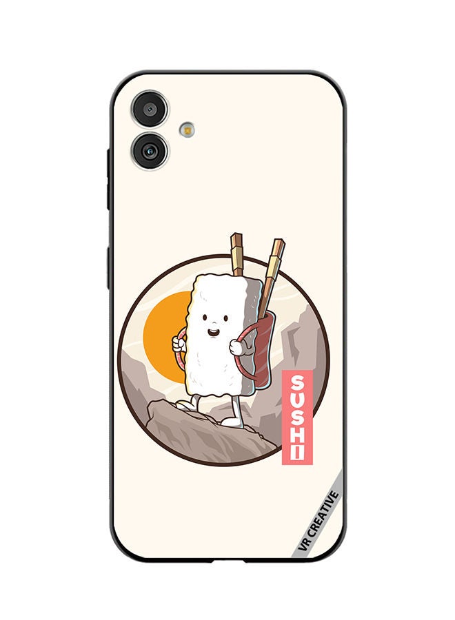 VR CREATIVE Protective Case Cover For Samsung Galaxy M13 5G Travel Sushi Design Multicolour - Image 1