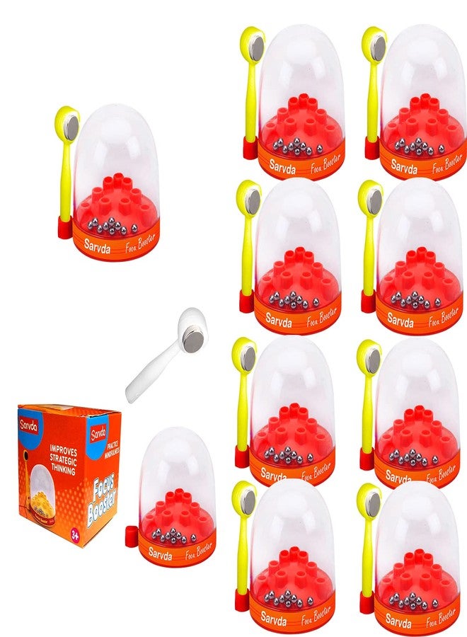 Sarvda Birthday Return Gift Options | Pack Of 2, 6, 10, 15, 20, 24 | Brainvita, Ball Fall Game, Rainbow Spring Puzzle Game Stress Relief Toy (Pack Of 10, Magnetic Drop Game) - Multicolor - Image 1