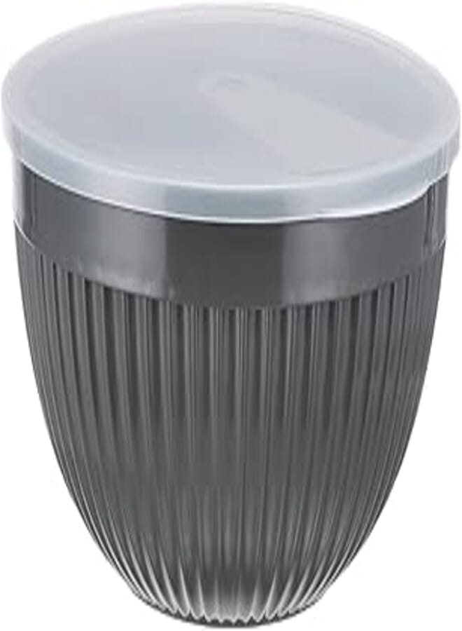 Bager Sapphire Round Storage Container 4 Lt, Grey