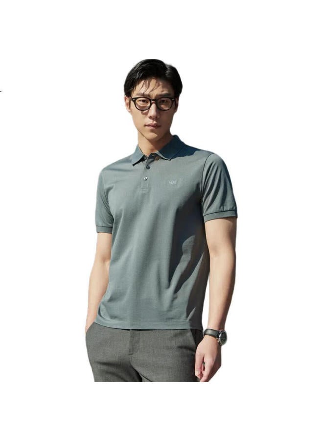 Youngor Men'S Polo Shirt Summer Youth Men'S Business Casual Short Sleeve High-End Polo Shirt Pickled Vegetables L - Image 2