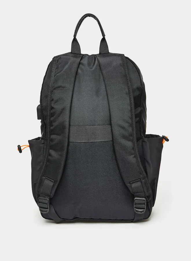 ستايلي Solid Backpack With USB Cord