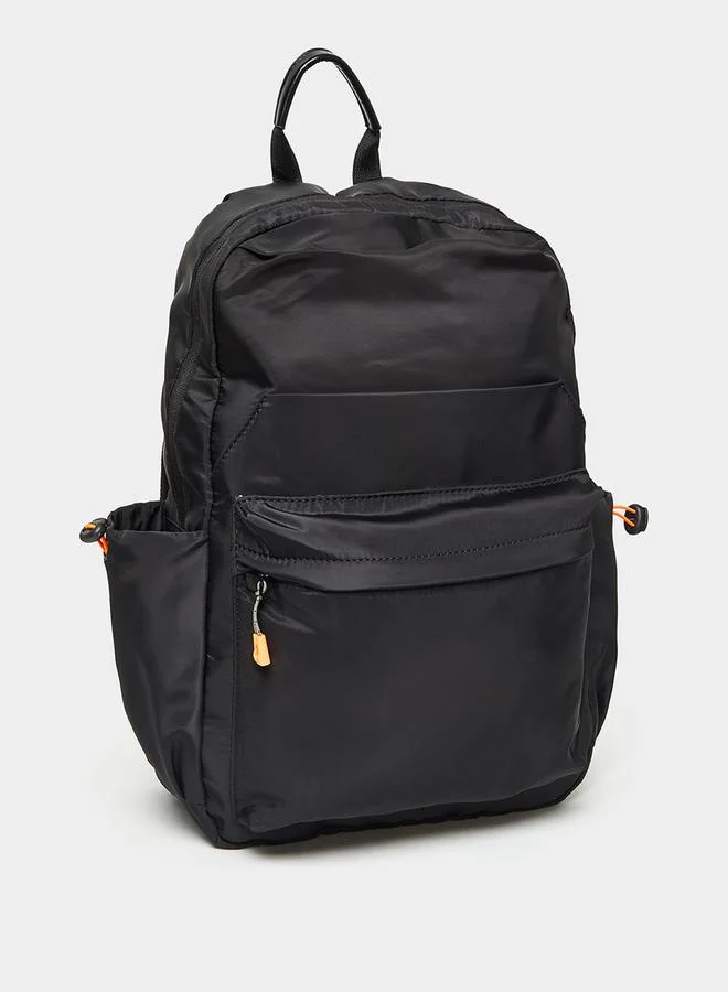 ستايلي Solid Backpack With USB Cord