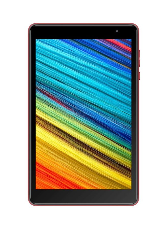 سي آيديا تابلت أندرويد 5G CM813 برو بحجم 8 إنش مع دعم زوم وغطاء واقي من السيليكون (أحمر) - Image 2