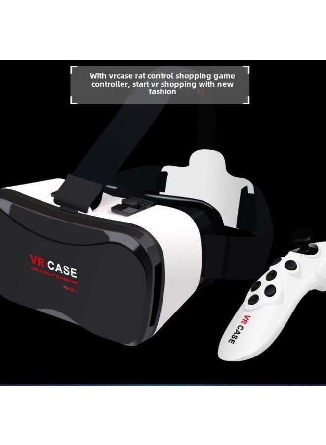VR Glasses Head Wear Smart Game Glasses Vr Virtual Reality Glasses Mobile Phone 3D Cinema Wholesale-Color:Suit; Glasses + Handle  - Image 5