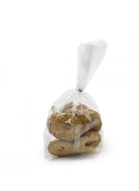 A set of (50) transparent bags for cookies and distributions