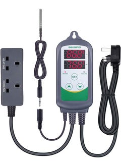 INKBIRD INKBIRD ITC-308S Temperature Controller Dual Relay Digital Thermostat for Heating Cooling Device with Removable 1.97in NTC Sensor Probe  - Image 1