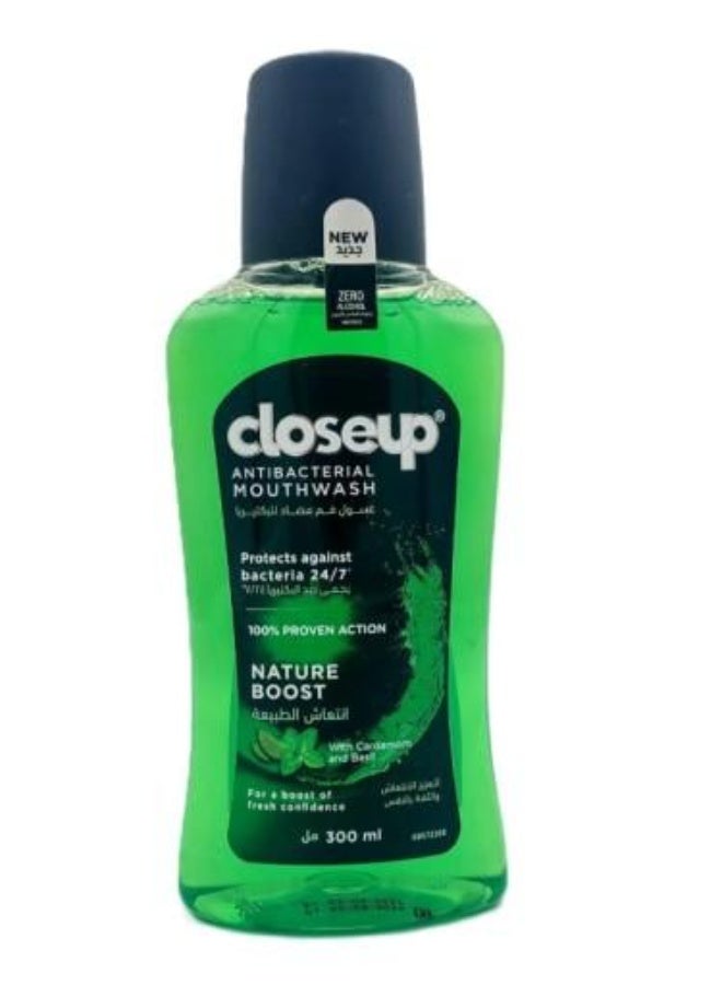 Antibacterial Mouthwash, Nature Boost, 300ml