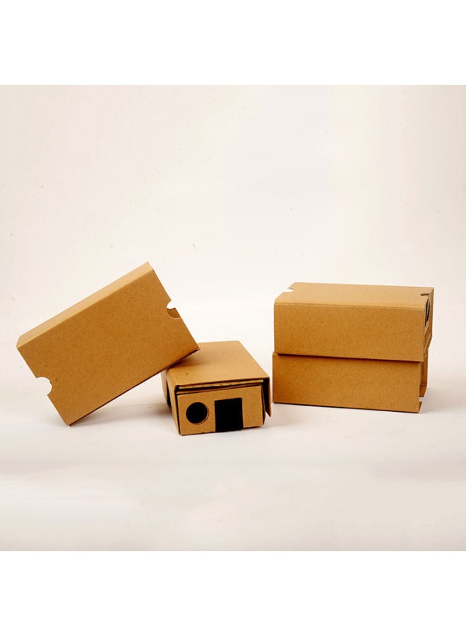 نظارات الواقع الافتراضي الورقية القابلة للطي الجيل الثاني من Google Cardboard 3D نظارات الواقع الافتراضي خفيفة الوزن يمكن ارتداؤها لجميع الأعمار - اللون: قابلة للتخصيص - Image 1