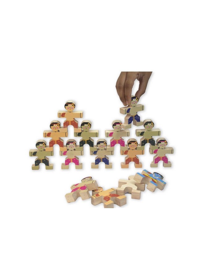 Taali TAALI Toys Makhan Chor Stacking Toy | Dahi Handi Krishna Toy | 16 pc Figurine Stacking Educational Toy | Cultural Awareness | for 4 Years and Above  - Image 4
