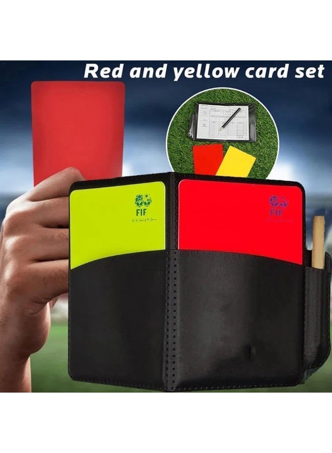 SportQ Soccer referee cards, red and yellow disciplinary cards, sports officiating tool. - Image 3