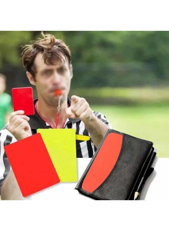 SportQ Soccer referee cards, red and yellow disciplinary cards, sports officiating tool. - Image 1