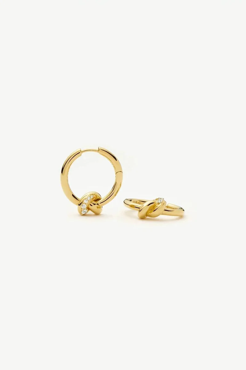 Missoma Multi-Link Mini Hoop Earrings