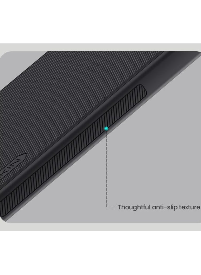 Nillkin Case Cover Super Frosted Pro  Case Anti-Scratch & Slip For Samsung Galaxy S25 Plus (Black) - Image 4