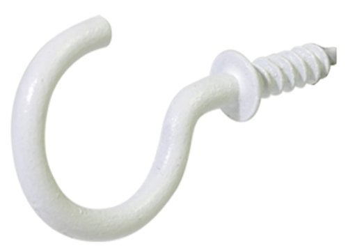 Hillman The Hillman Group 122235 Cup Hook, 7/8-Inch, White, 8-Pack - Image 3