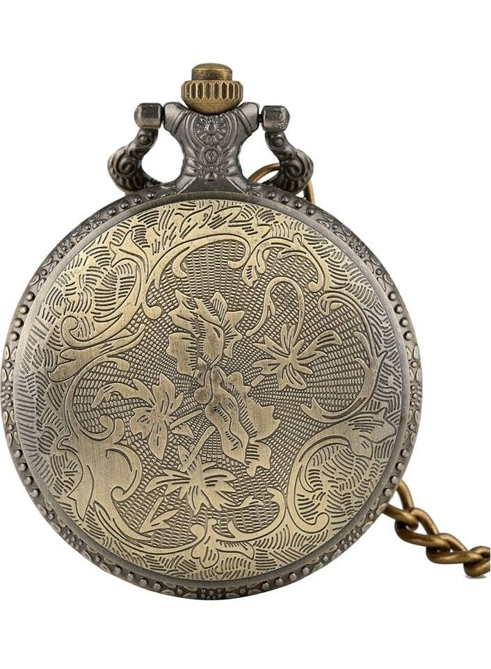 Asmara Constitution Old Vintage Ship Pocket Watch USS Constitution Inspired Antique Nautical Timepiece - Image 3