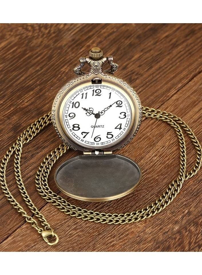 Asmara Constitution Old Vintage Ship Pocket Watch USS Constitution Inspired Antique Nautical Timepiece - Image 4