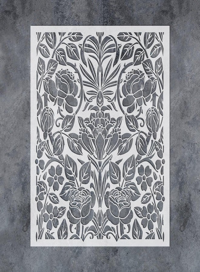 جي جي أس أس ديزاينز قوالب زهور كبيرة من GSS Designs مقاس 16 × 16 بوصة لتزيين جدار غرفة الأطفال، قوالب كبيرة قابلة لإعادة الاستخدام لطلاء جدار الزهور - Image 3