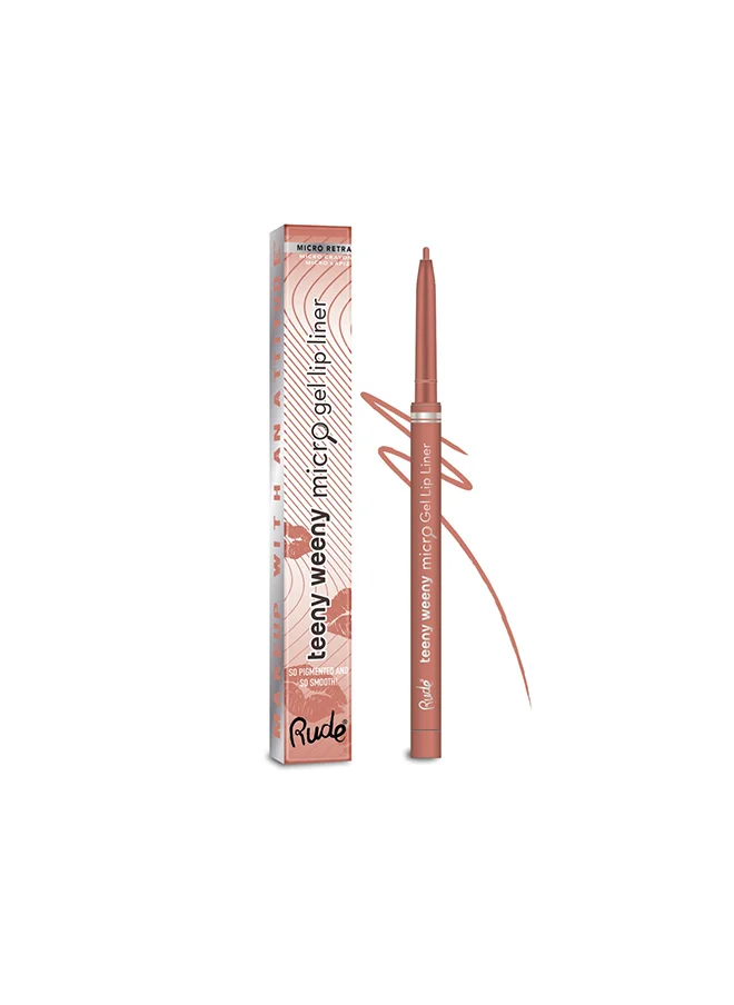 Rude Teeny Weeny Micro Gel Lip Liner - She's Basic