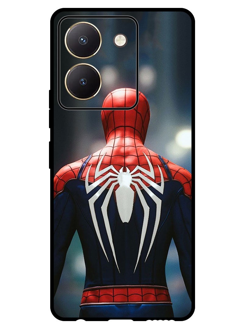 Theodor Protective Case Anti Scratch Shock Proof Bumper Cover For Vivo Y27s Spider Man Back - Image 1