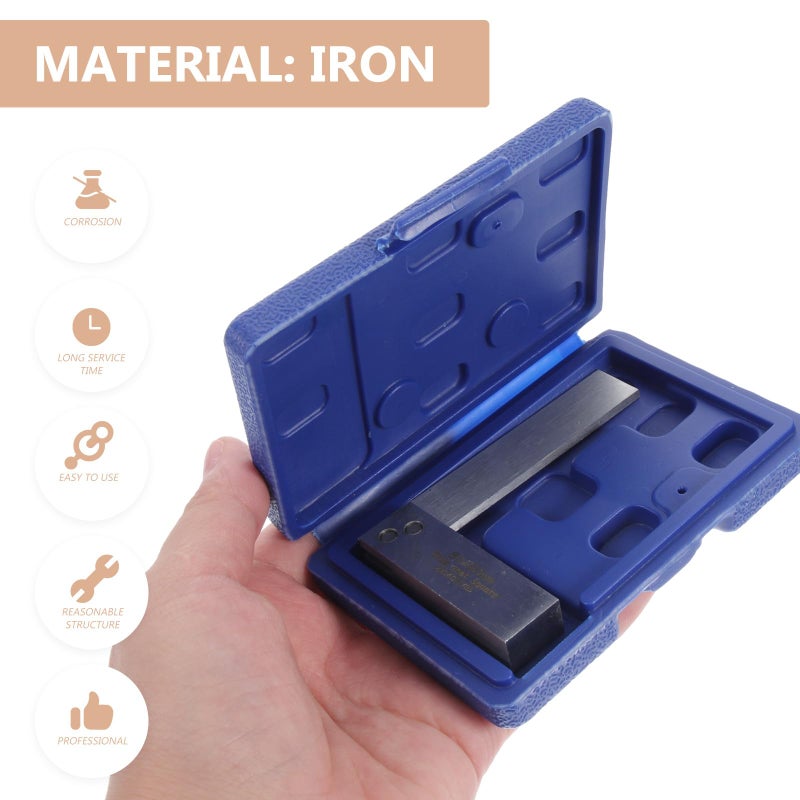 Precision L Shape Square Set 4 Pcs Steel High Accuracy Right Angle Woodworking Ruler - Image 4