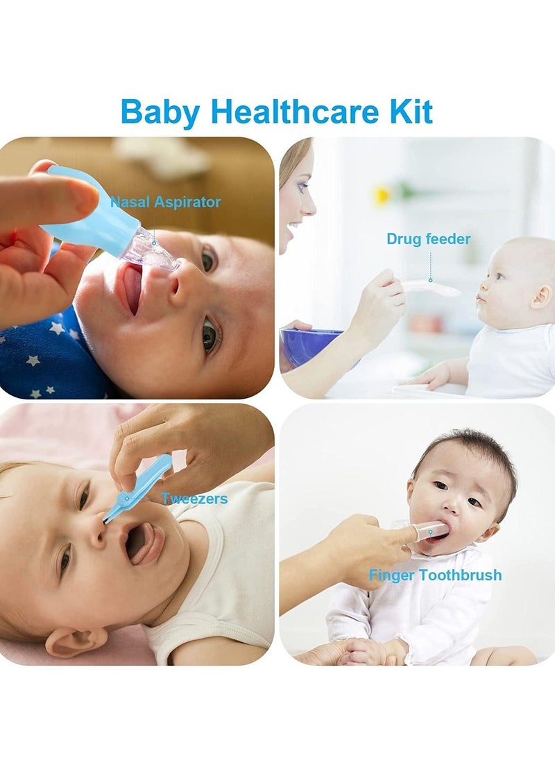 Gonice Baby Newborn Essentials and Grooming Kit, Electric Safety Nail Trimmer Baby Nursery Kit, Newborn Care Kits with Hair Brush Comb for Newborn Infant Toddlers  - Image 3