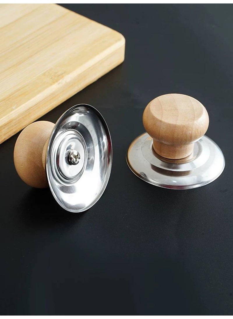 مقبض غطاء حلة خشبى عدد 2 - Image 2