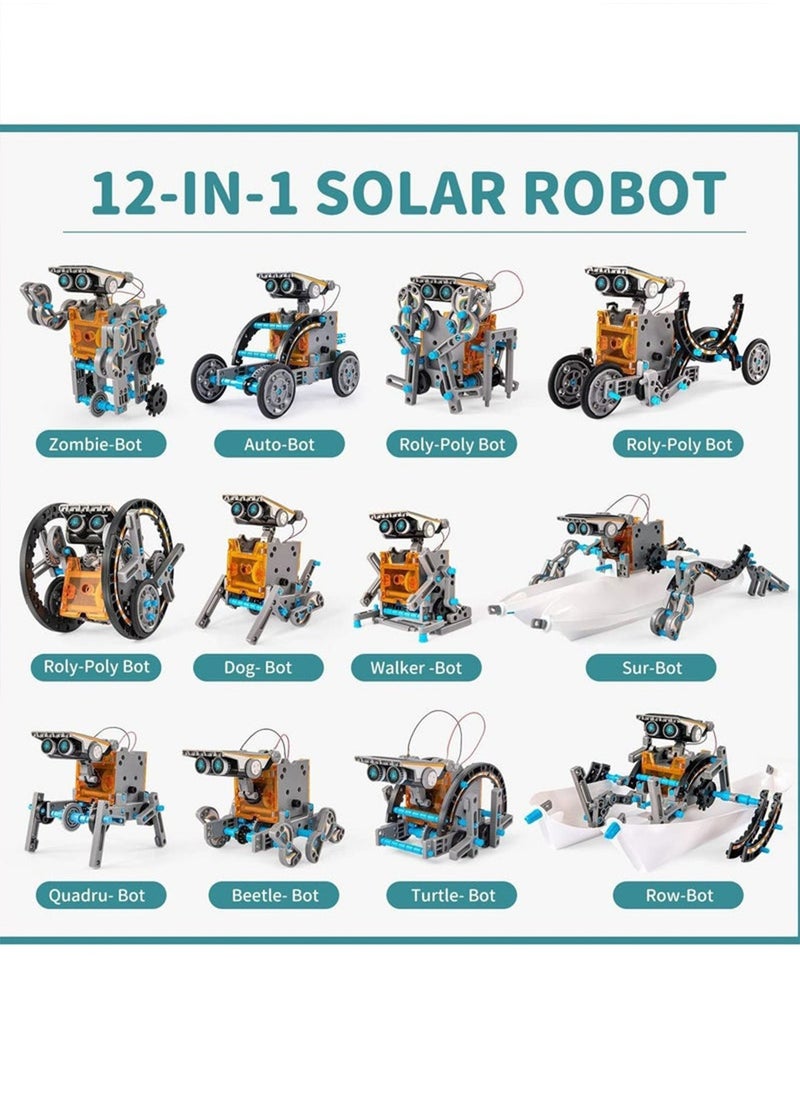 Generic 12-in-1 Solar Robot Kit, Learning and Educational Toys for Kids, Science Building Toys DIY Science Kits Gift for Kids Age 8 +, Science Experiment Set Gifts Toys for Boys Girls Teens  - Image 5