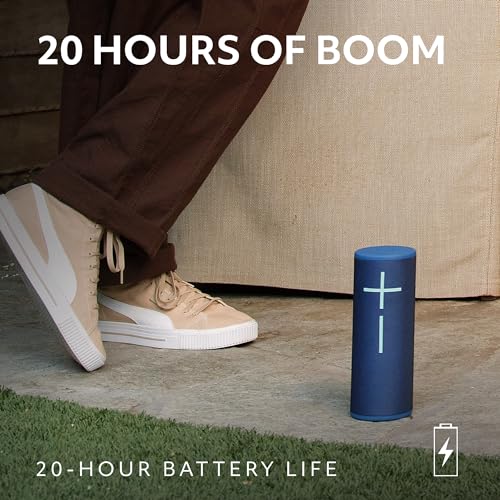Ultimate Ears MEGABOOM 4 Portable Waterproof Bluetooth Speaker, 360-Degree Sound, Thundering Bass, 147ft Range, 20-Hour Battery, Floating Speaker - Black - Image 4