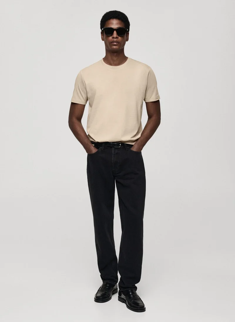 مانجو مان Essential Crew Neck T-Shirt
