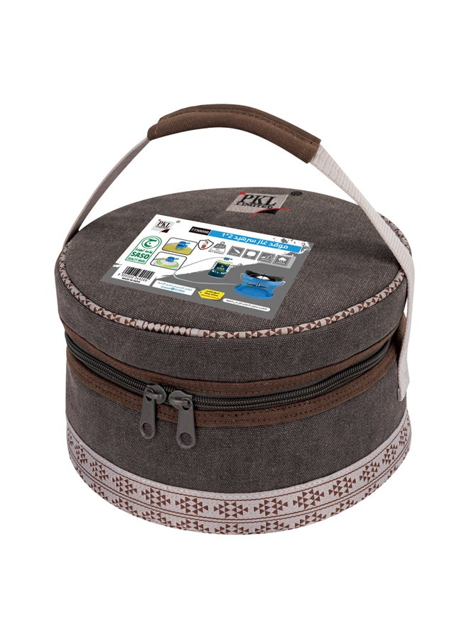 بي كي إل موقد غاز للمخيمات سرهيد هندي، موقد غاز صغير، ازرق، مقاس 19 سم - Image 5