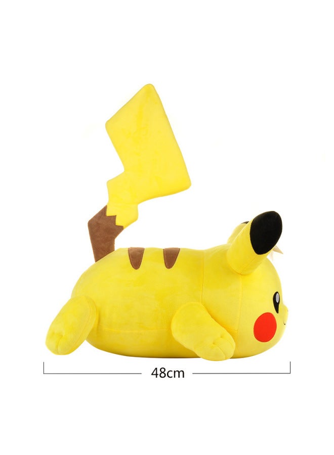 Genuine Bao Ke Meng Series Pikachu Sitting, Posture Plush Toy Doll Genuine Authorization-Specifications:Pikachu Sitting-Color:40cm - Image 5