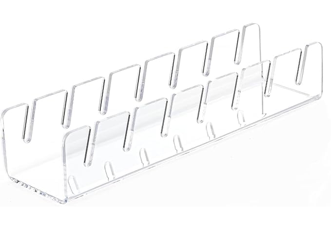 Generic Acrylic Cap Stands Holder Organizer Display Stand Fitted Hats for Home Shop acrylic Hat Rack, Baseball cricket Cap Holder for Home or Office, Hanging Hat Rack Transparent (pack of 2) - Image 1