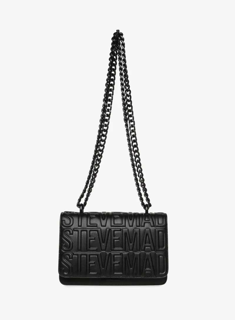 STEVE MADDEN Steve madden bcarbon women's black satchel bag