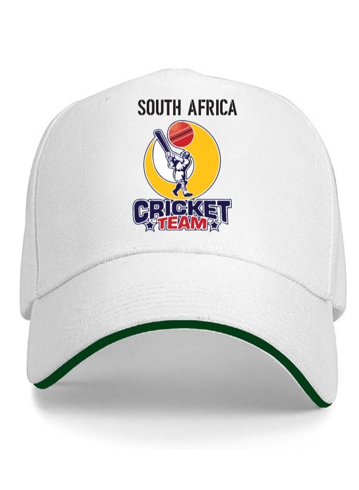 South Africa Unisex Sports Jersey T-Shirt Set - T-Shirt,Drawstring Bag,Cap - T-Shirt,Scarf,Cap - South Africa Sports Fan Jersey T-Shirt - Gift Set for Events, Matches  - Image 4