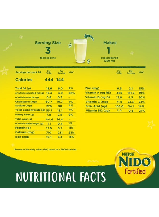 Nido Nestlé Fortified Milk Powder Rich In Fiber Pouch - Image 5