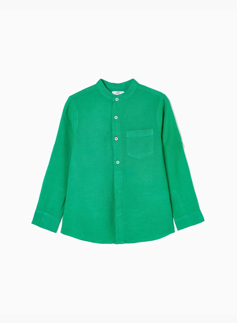 زيبي Zippy Cotton And Linen Shirt For Boys