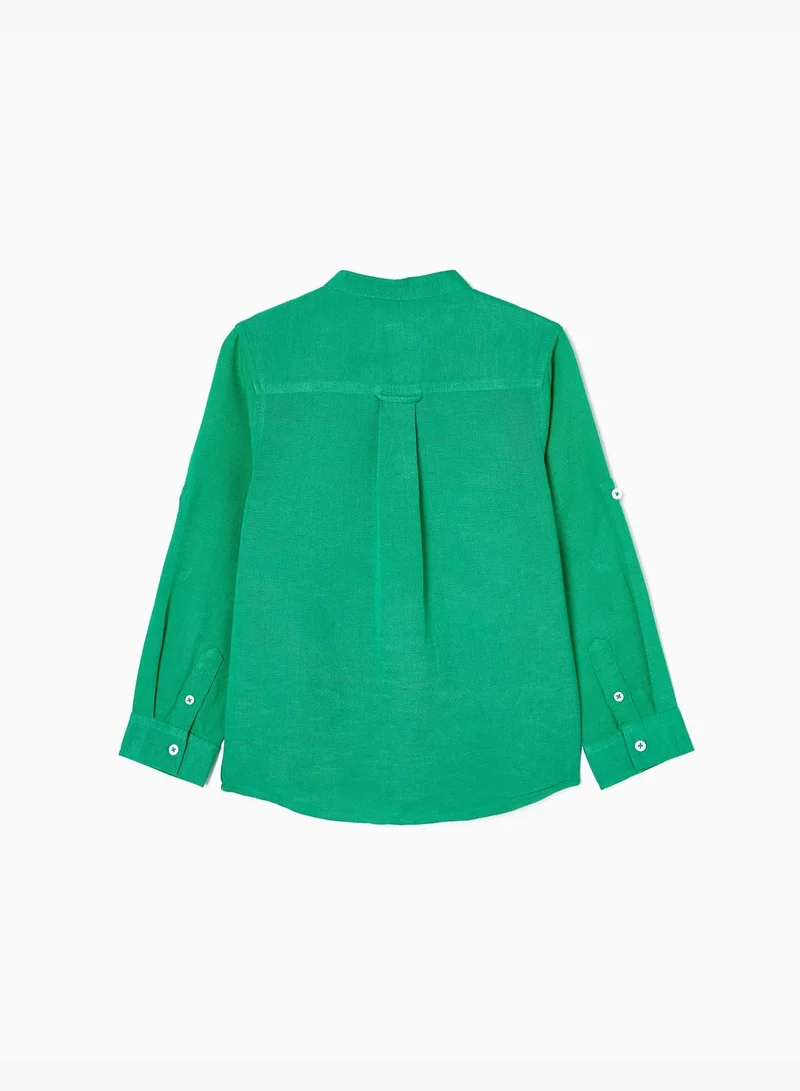 زيبي Zippy Cotton And Linen Shirt For Boys