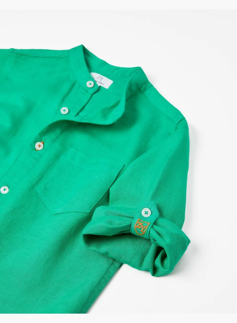 زيبي Zippy Cotton And Linen Shirt For Boys