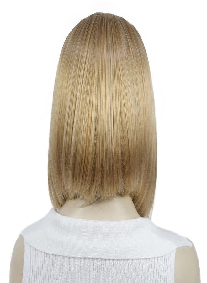 ايمول شعر مستعار قصير مستقيم بوب 3/4 من إيمول مع طوق رأس، شعر مستعار نصف صناعي للنساء (24H613) - Image 5