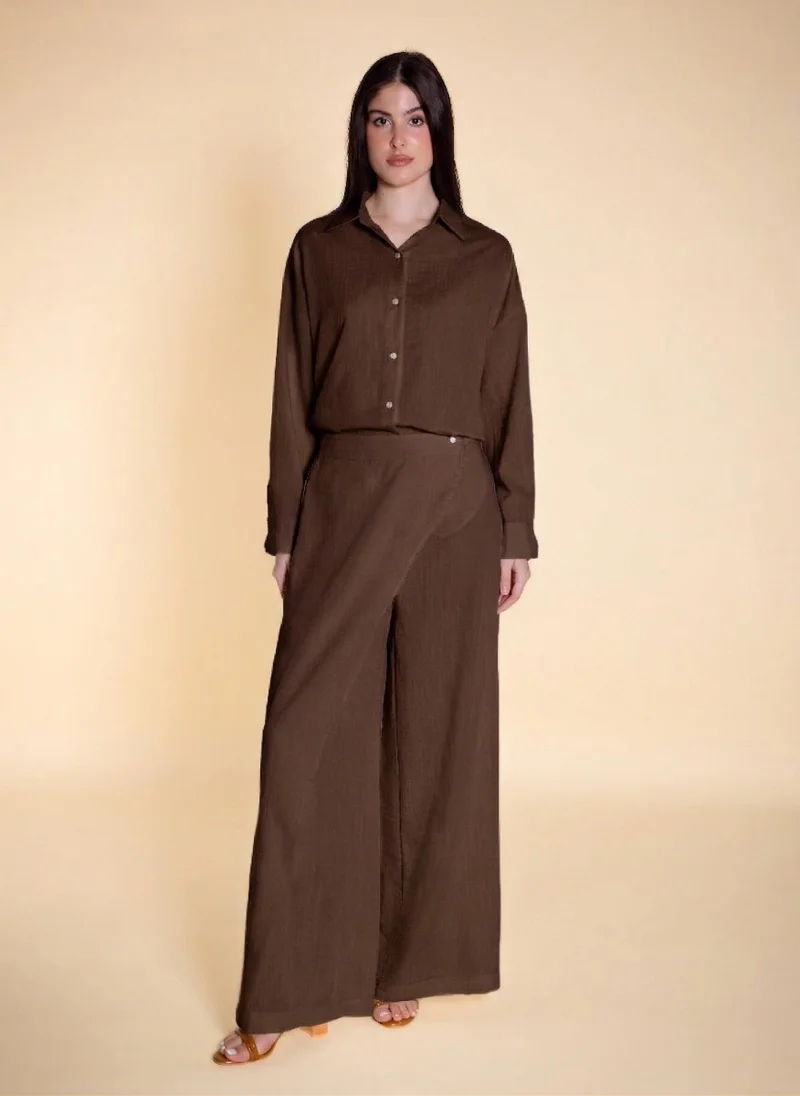 شايبس DETAILED FLOWY SHIRT SET