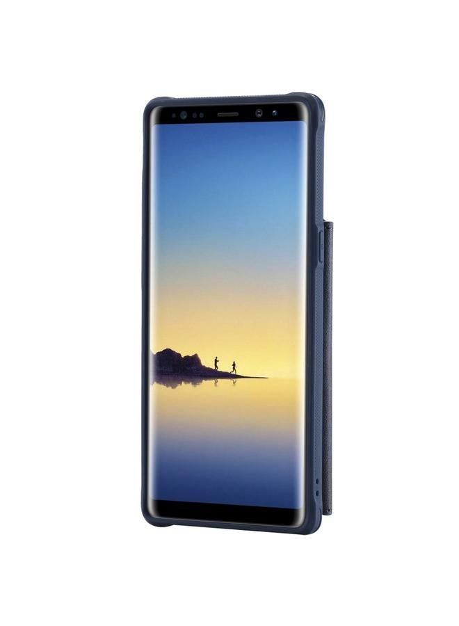 اس-توب جراب لهاتف Galaxy Note 8، جراب واقٍ مقاوم للصدمات بسحاب مع فتحات للبطاقات وقوس وحامل للصور ووظيفة المحفظة - Image 3
