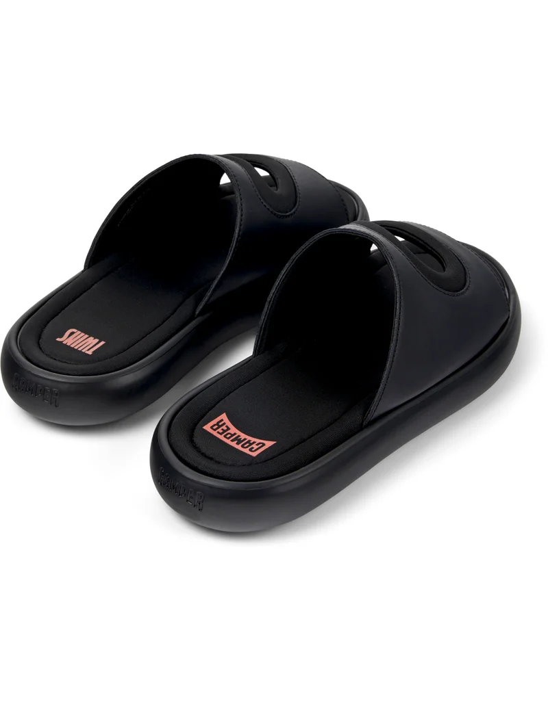 Camper Twins Pelotas Flota, Men's Sandal, Black