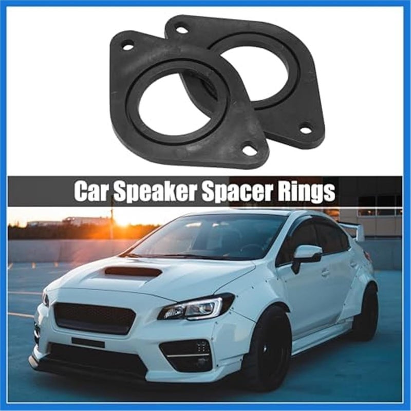 Vuzmode Car Tweeter Speaker Mounting Adapter Rings - Image 2