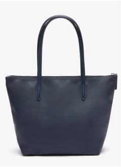 LACOSTE Lacoste Women's L12.12 Concept Fashion Versatile Large Capacity Zipper Handbag Tote Bag Shoulder Bag Medium Dark Blue  - Image 5