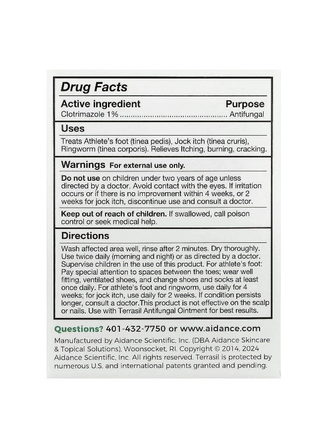 Terrasil, Antifungal Cleansing Bar Soap, 2.6 oz (75 g) - Image 2