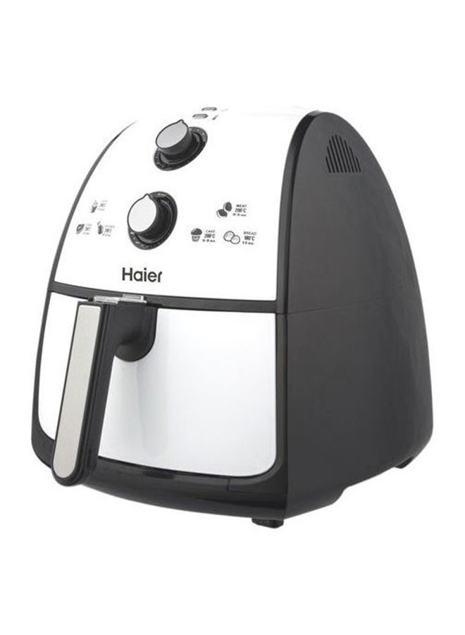 هاير مقلاة هوائية بخاصية الحماية من الحرارة الزائدة سعة 4 لترات بقوة 1500 وات 4 L 1500 W KDK40-DBW أسود/أبيض - Image 2