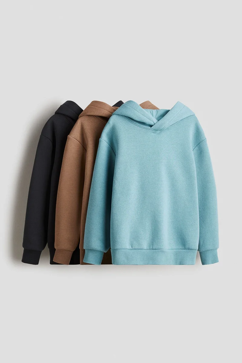 H&M 3-pack hoodies