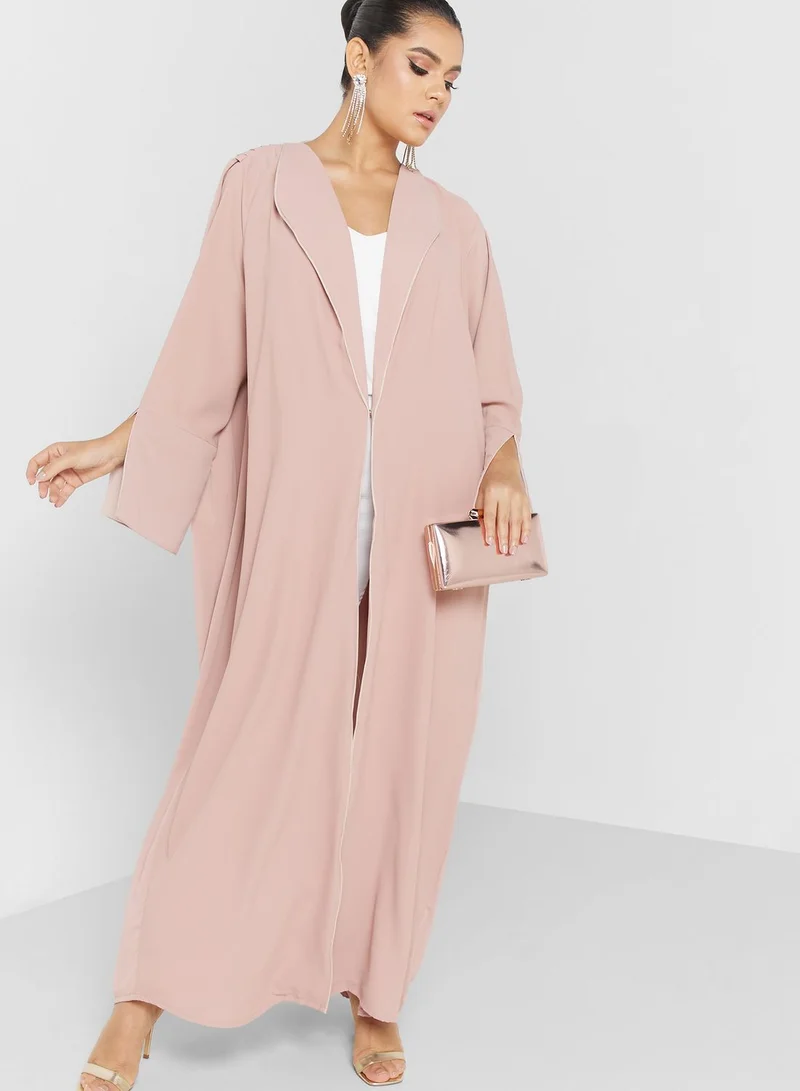 hayas closet Piping Detail Abaya