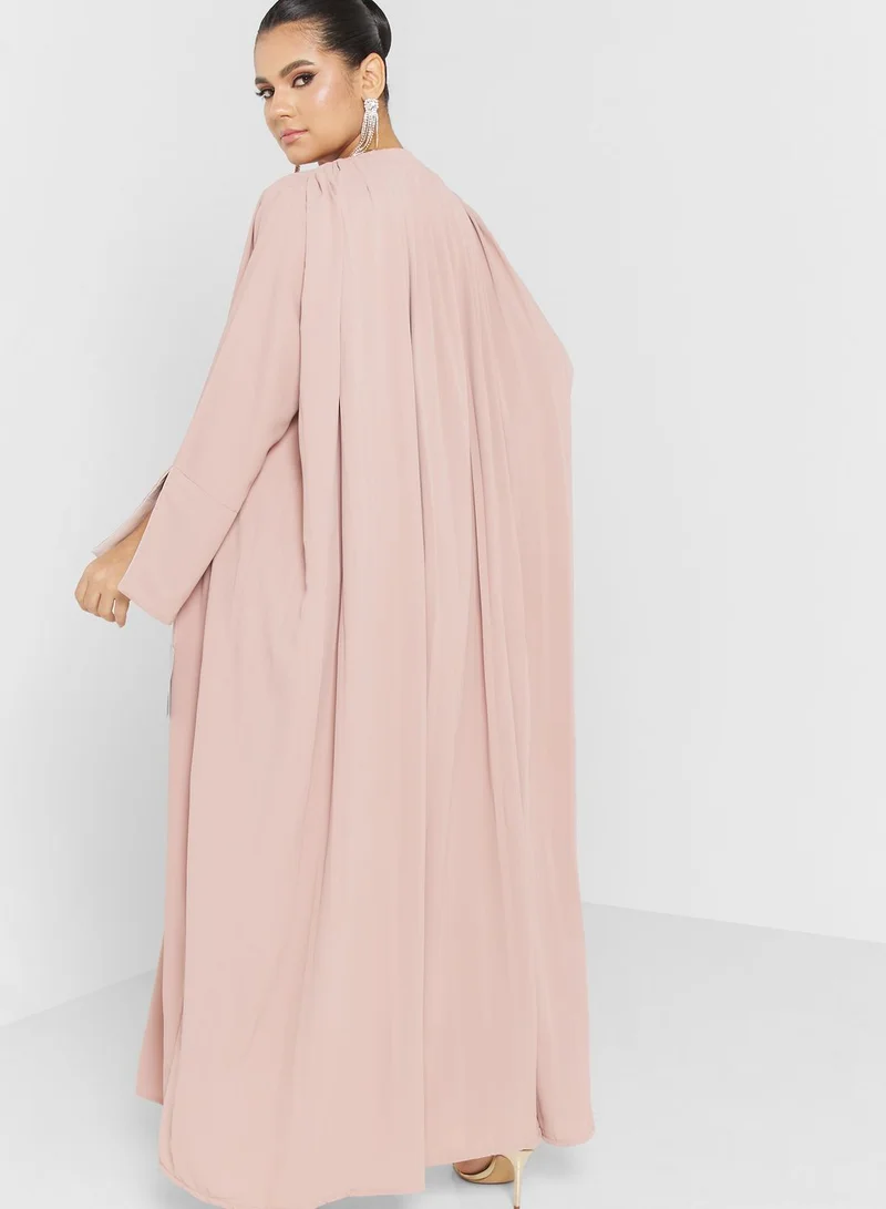 hayas closet Piping Detail Abaya